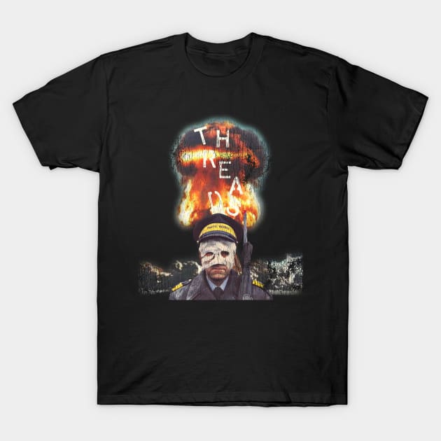 THREADS Retro Cult Apocalyptic Drama Film T-Shirt by darklordpug